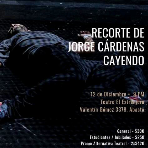 Reseña: Recorte de Jorge Cárdenas Cayendo | La Butaca Web